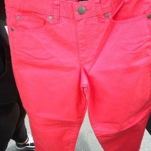 calvin klein power stretch skinny crop pants